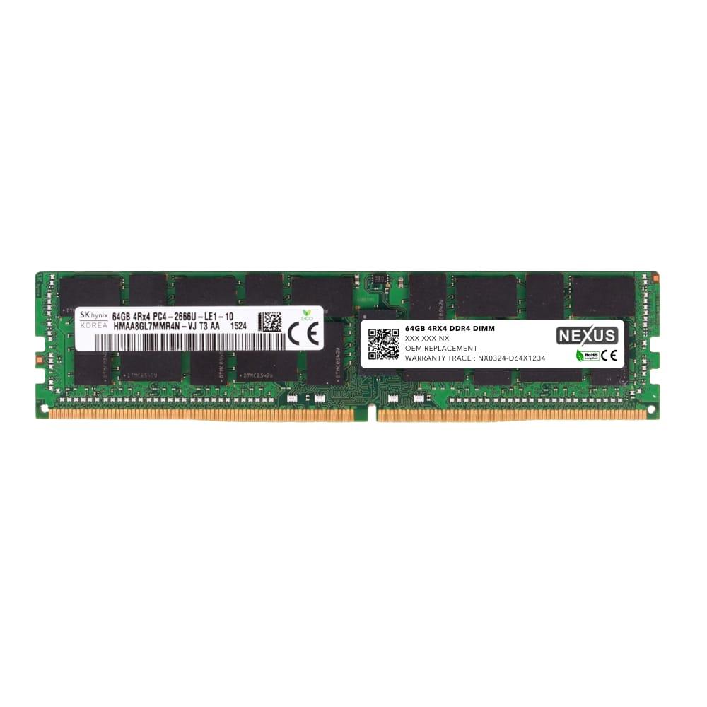 370‐AEVP - 64GB 2RX4 DDR4 3200MHz RDIMM - Nexus Memory